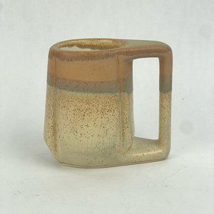 Rodolfo Padilla Signed Coffee Mug Ceramic Pottery Stoneware Cancun Souvenir